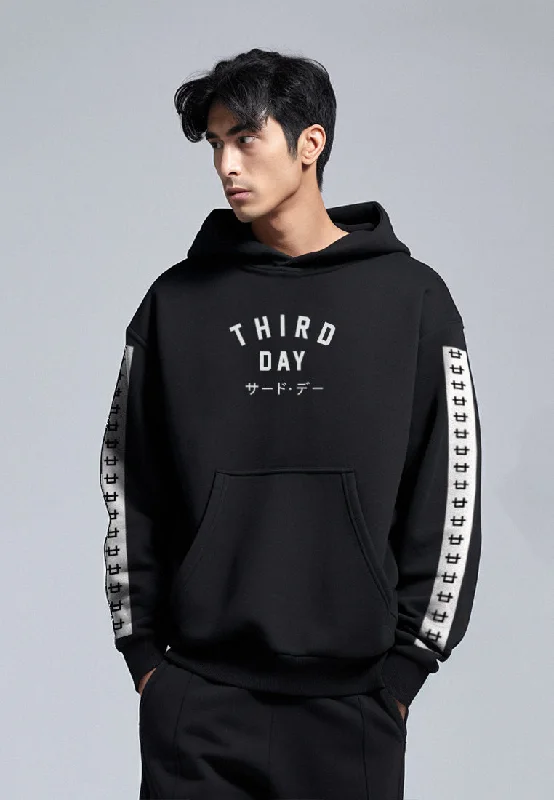 Weekend Bargains to Indulge In MT738O Unisex Hoodie tdsimple List logo Hitam