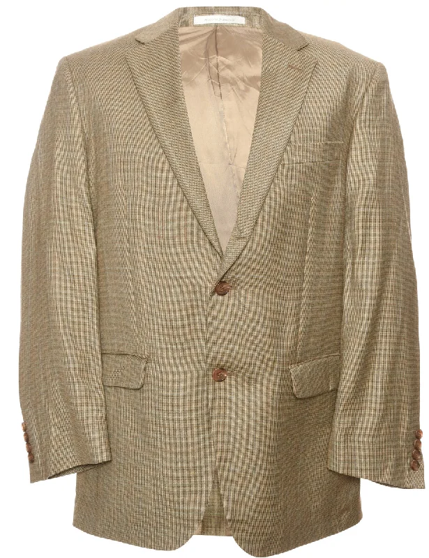 Single Breasted Light Brown Blazer - L