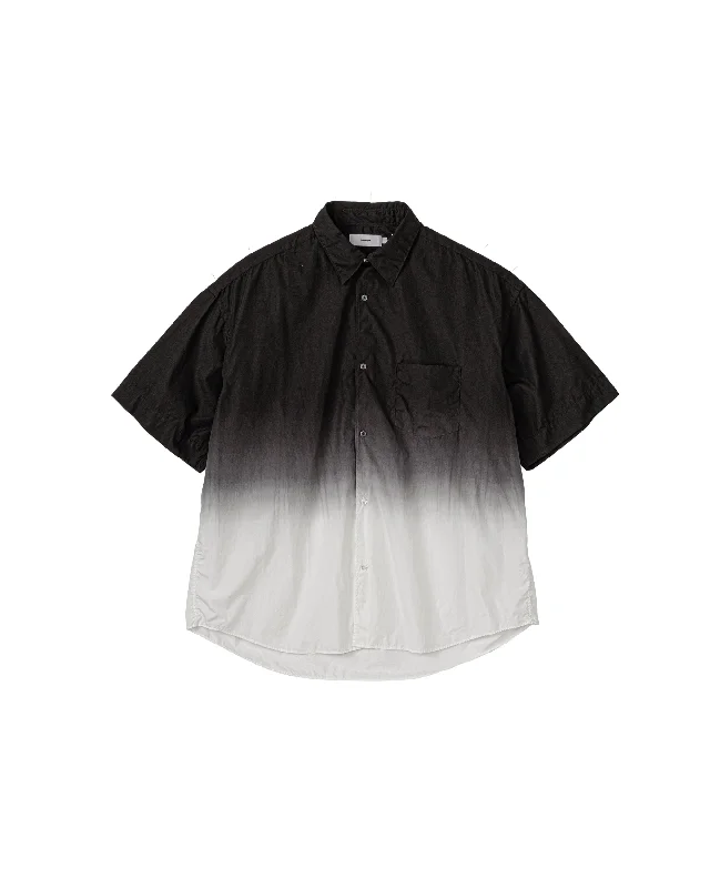 Super Savings Broad S/S Oversized Regular Collar Shirt BLACK SHADE