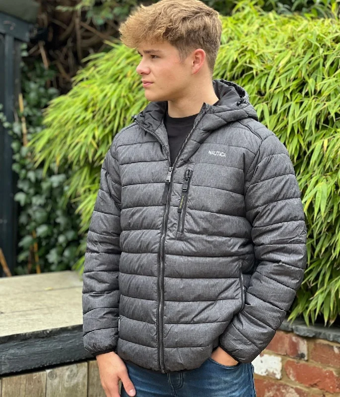 Weekend Offers That Shine Grey Nautica Men's Padded Coat