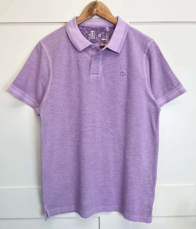 Weekend Bargains to Snag Lilac Men's TT Cotton Polo Shirt