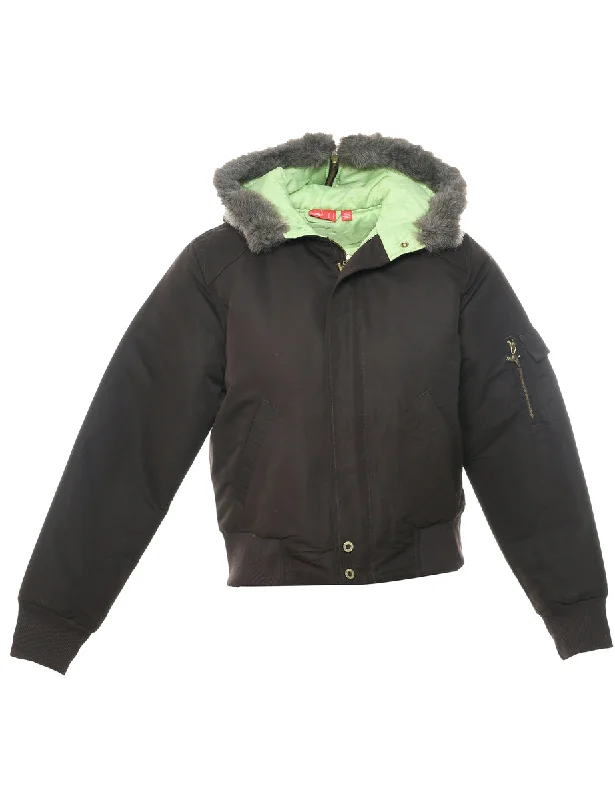 New Deal Puma Hooded Ski Jacket - S