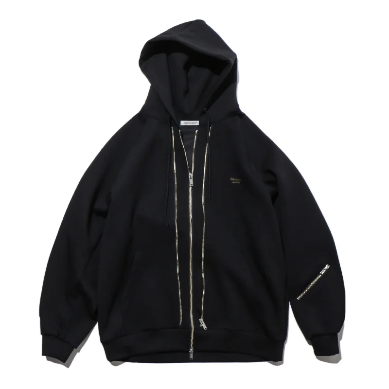 Lowest Rates T/R CARDBOARD  DOUBLE ZIP HOODIE