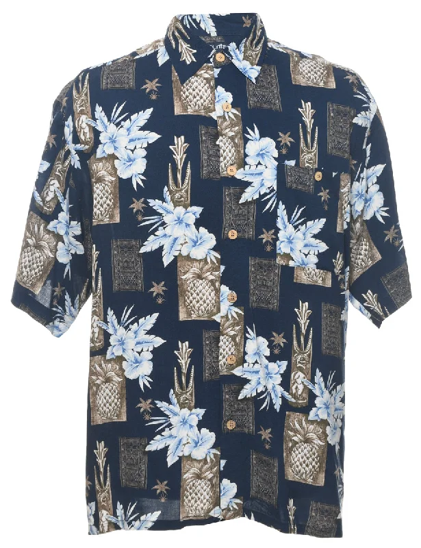 Super Deal Puritan Hawaiian Shirt - L