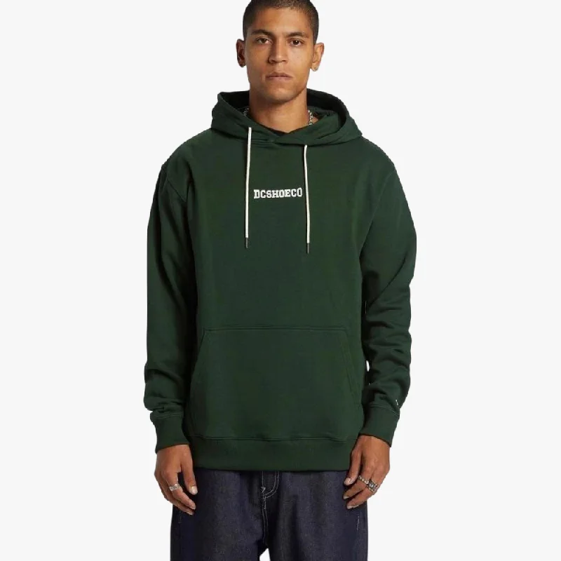 Super Deal Dc Mens Baseline Ph Hoodie Deep Lichen Green