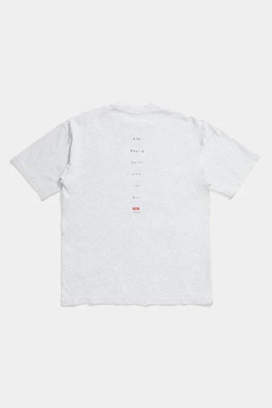 Instant Deal Lily Tee - Bleached Heather Grey