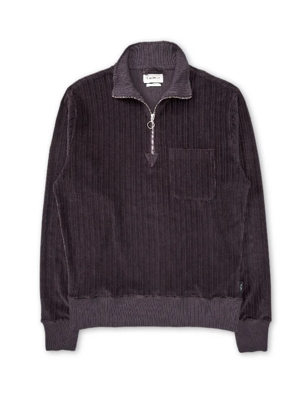 Weekend Savings Extravaganza Half Zip Sweatshirt Willow Aubergine