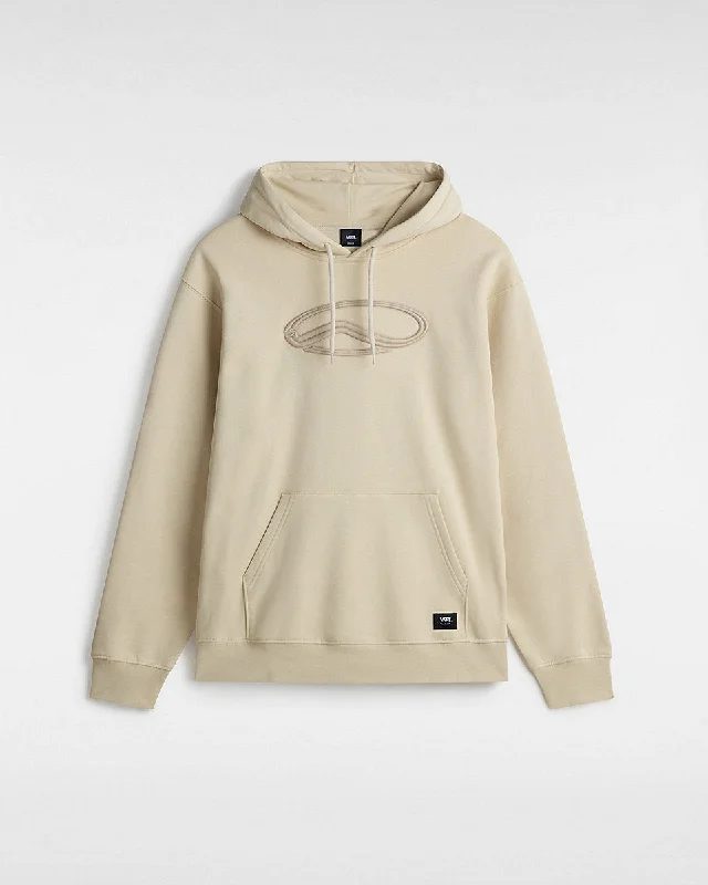 Savings Galore Vans Mens Oval Loose Pullover Hoodie - Oatmeal