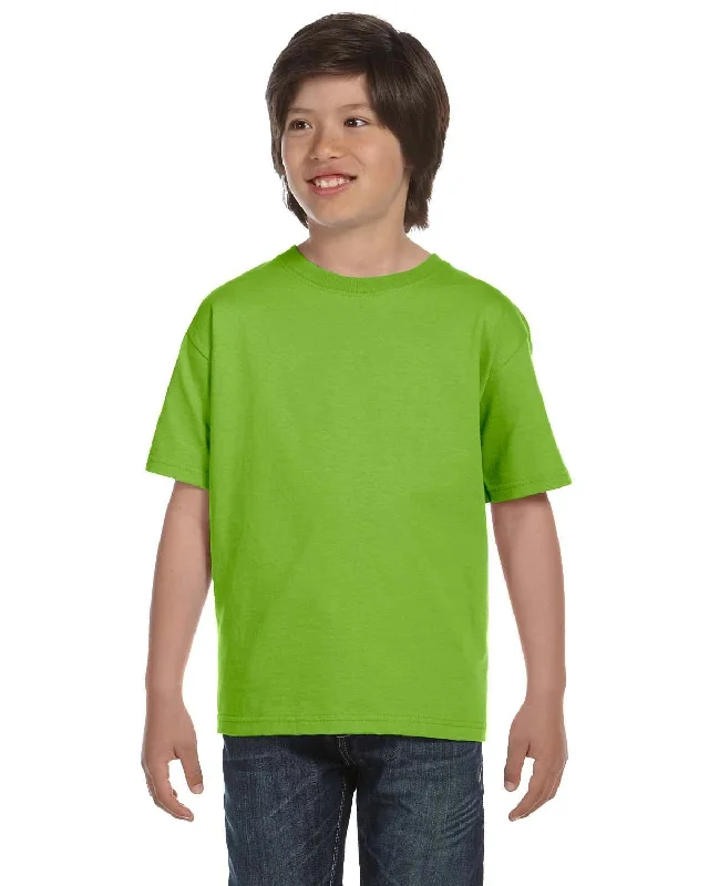 Hanes Youth Beefy-T T-Shirt | Lime