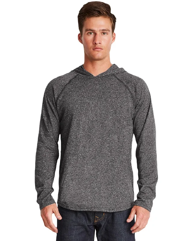 Weekend-Only Price Drops Next Level Unisex Mock Twist Raglan Hoody | Black