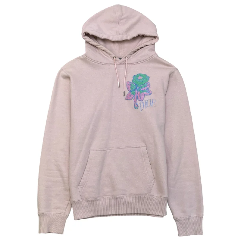 Big Savings Men's X Alex Foxton Flower Embroidery Hoodie Pink Size S
