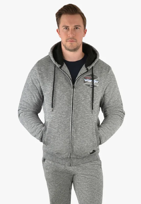 Act Now Wrangler Mens Bridge Zip Hoodie