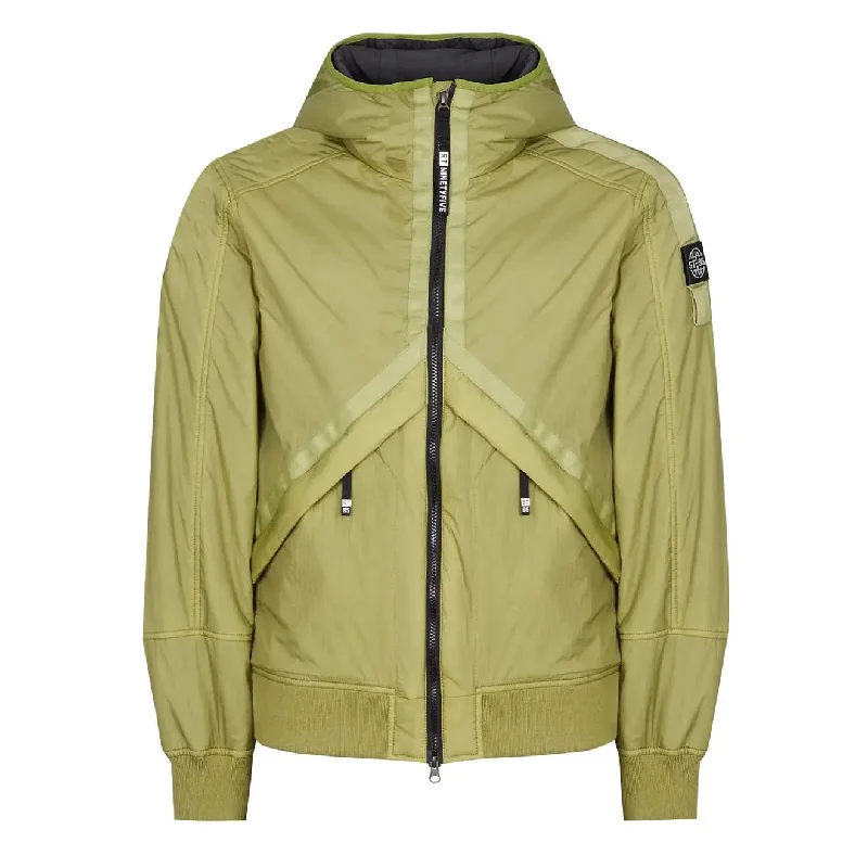 Shop the Weekend Away ST95 Helio Hooded Padded Blouson Light Green