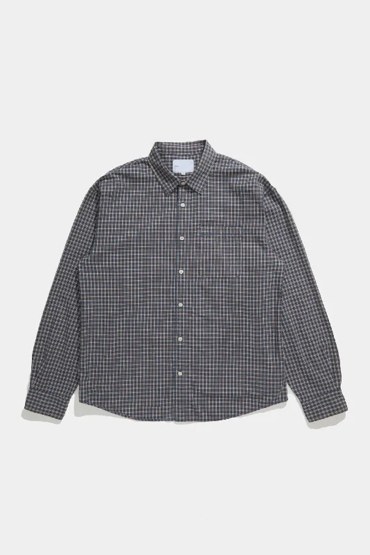 Weekend Special Seam Shirt - Blue Check