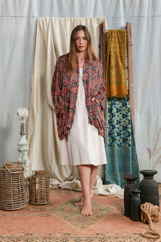 Value Deals Kimono Silk Modal Ajrakh