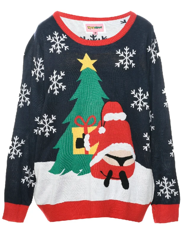 Santa Claus Christmas Jumper - XL