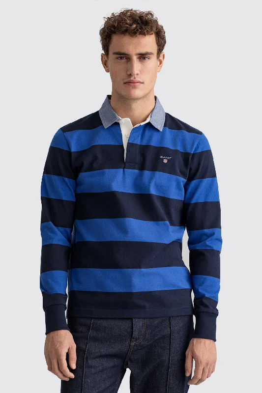 Best Seller Gant Barstriped Heavy Rugger College Blue