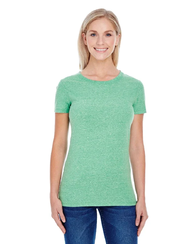 Weekend Specials Just for You Threadfast Apparel Ladies Triblend Short Sleeve Tee | Green Triblend