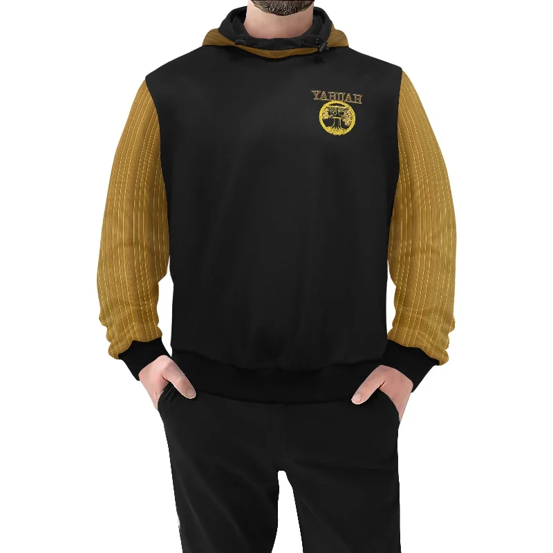 Weekend Deals to Brighten Your Day Yahuah-Tree of Life 02-03 Voltage Men's Designer High Neck Pullover Hoodie