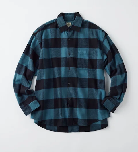 COTTON NEL CHECK REGULAR SHIRT 29137