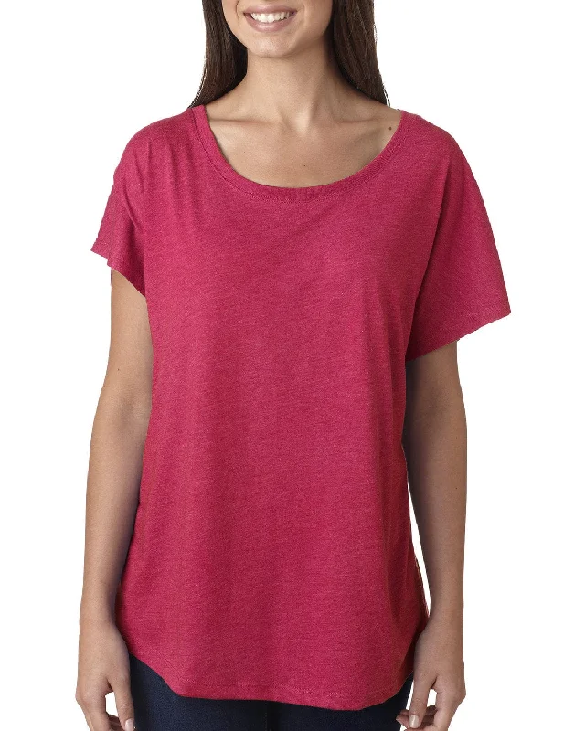 Next Level Ladies Triblend Dolman | Vintage Sh Pink