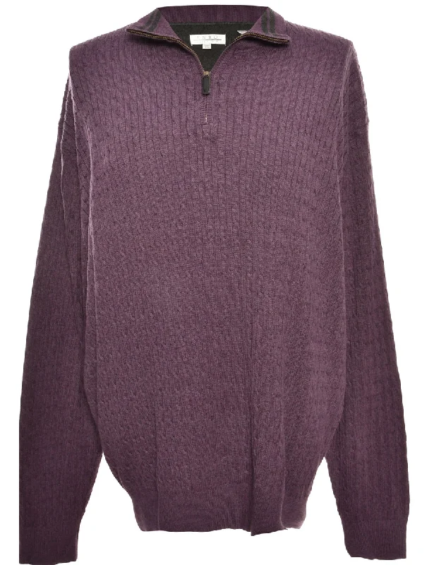 Weekend Bargains to Savor Purple ENRO Jumper - XXL