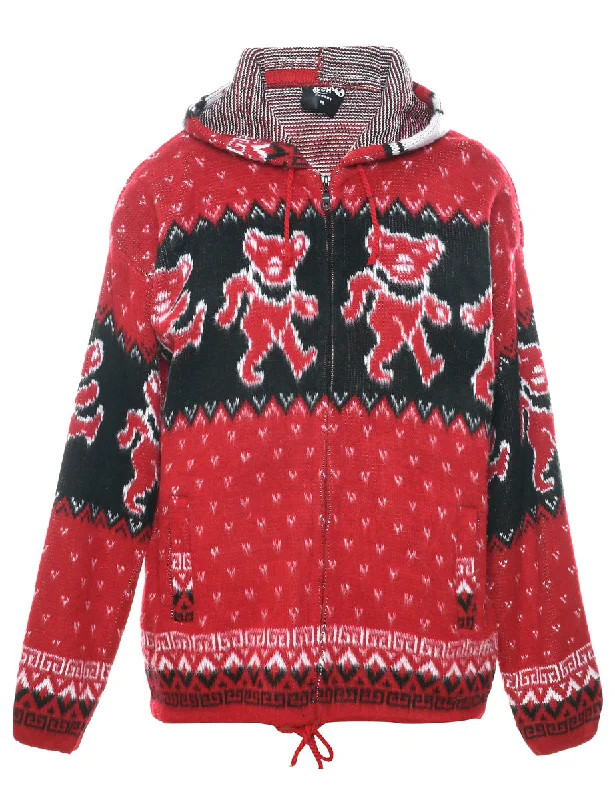Markdown Sale Red Cardigan - M