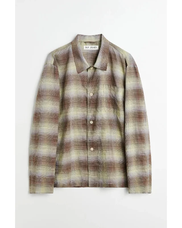 Sale Alert BOX SHIRT  Murky Static Summer Weave