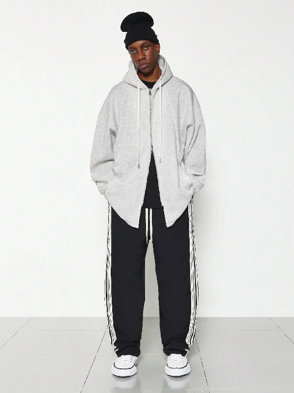 Limited Supply Regular Fit Long Line Zip-Up Hoodie