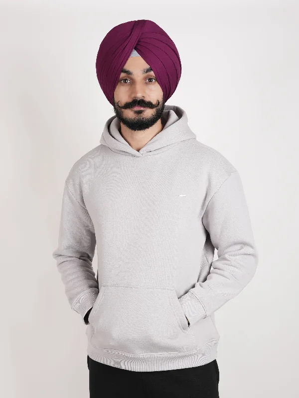 Sale Alert Light Grey Oversized Hoodie