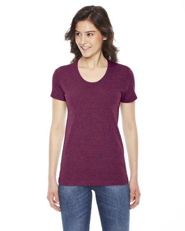 Price Slash American Apparel Ladies Triblend Short Sleeve Track T-Shirt | Tri Cranberry Price Slash American Apparel Ladies Triblend Short Sleeve Track T-Shirt | Tri Cranberry