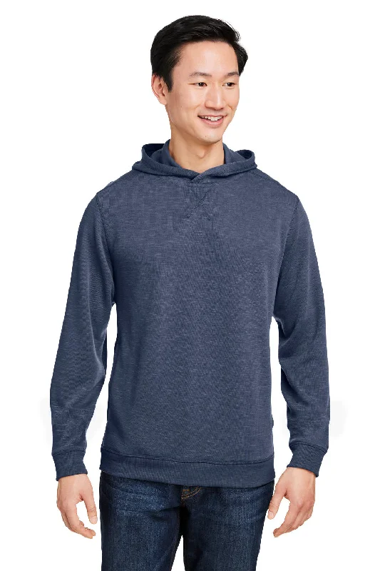 Massive Deal Nautica Mens Sun Surfer Supreme Hooded Sweatshirt Hoodie w/ Pockets - Vintage Navy Blue