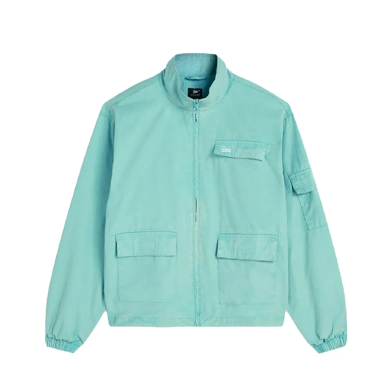 Super Bargain Patta - Acid Washed Track Jacket (Blue Radiance)