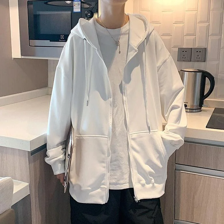 Unbeatable Deal Casual Zip-Up Men Hoodie