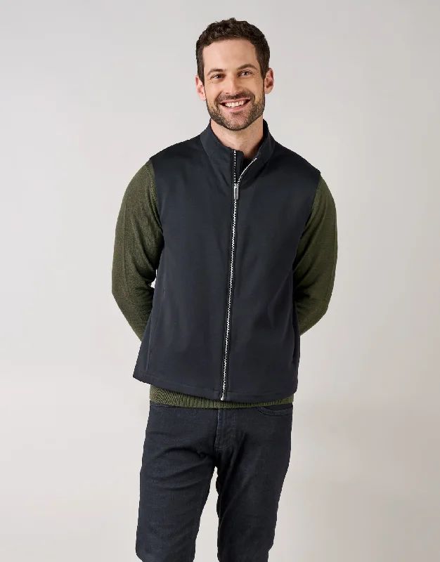Extra Discount Burwood Navy Jersey Vest