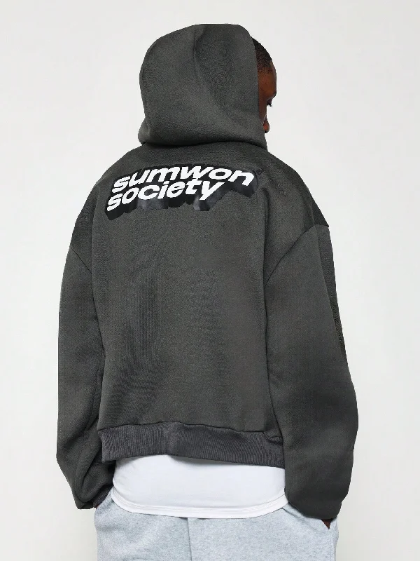 Super Sale Regular Fit Overhead Hoodie With Graphic Print