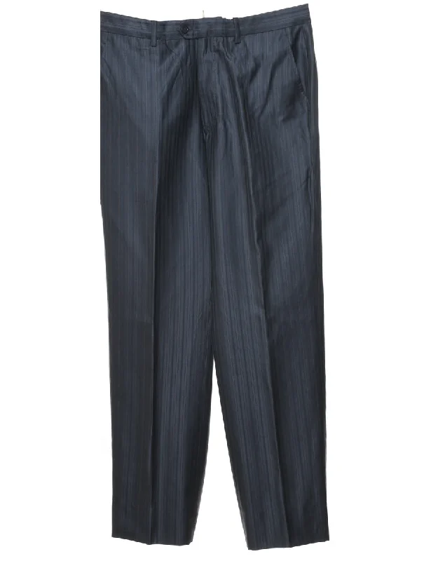 Weekend Specials to Indulge In Pinstriped Trousers - W34 L31