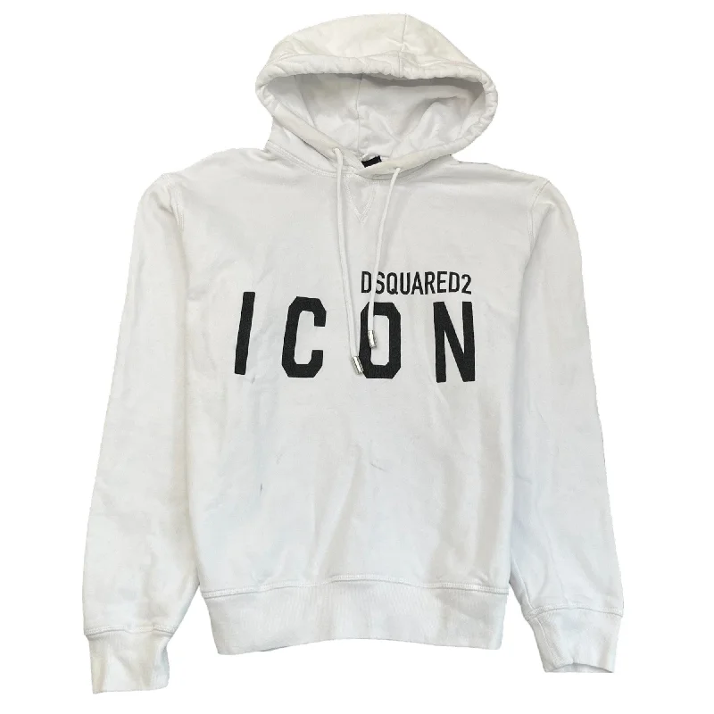 Crazy Deal Men's Icon Hoodie White Size M