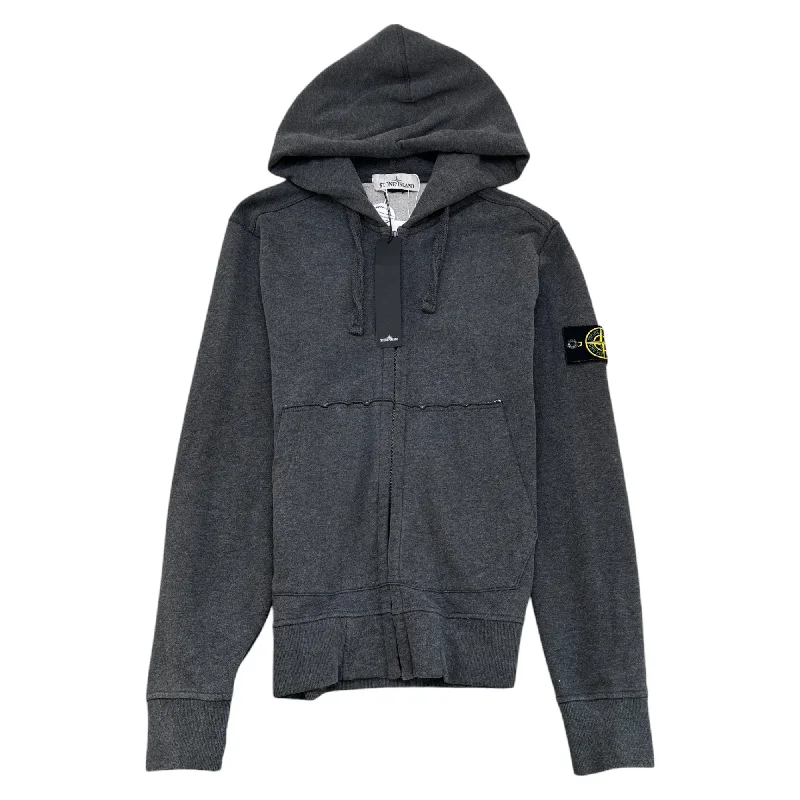 Can't Resist Men's Applique Logo Hoodie Charcoal Size S
