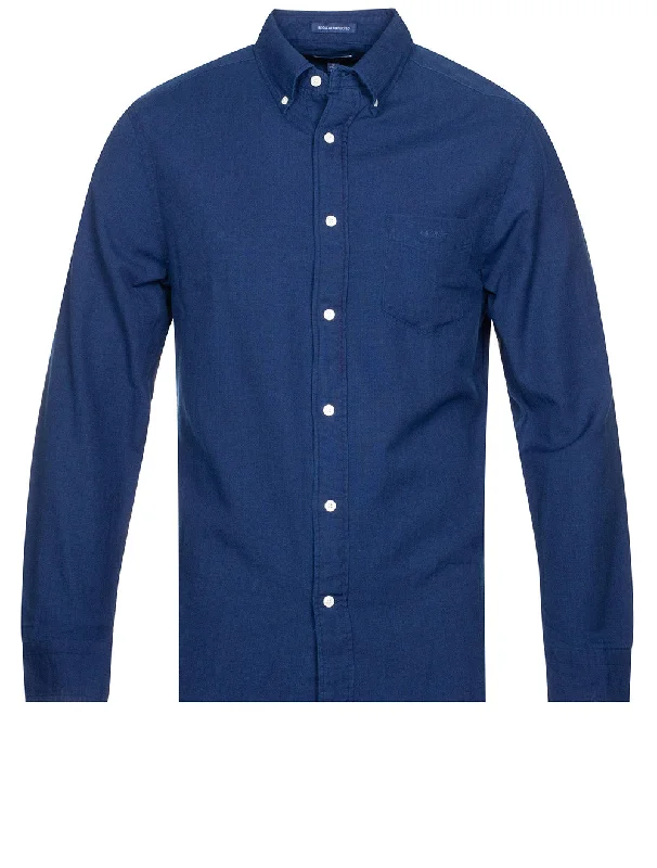 Regular Fit Indigo Oxford Shirt Indigo