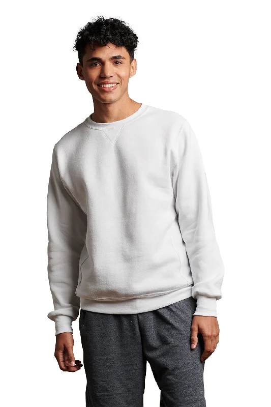 Weekend Bargains to Love Russell Athletic Mens Dri-Power Moisture Wicking Crewneck Sweatshirt - White Weekend Bargains to Love Russell Athletic Mens Dri-Power Moisture Wicking Crewneck Sweatshirt - White