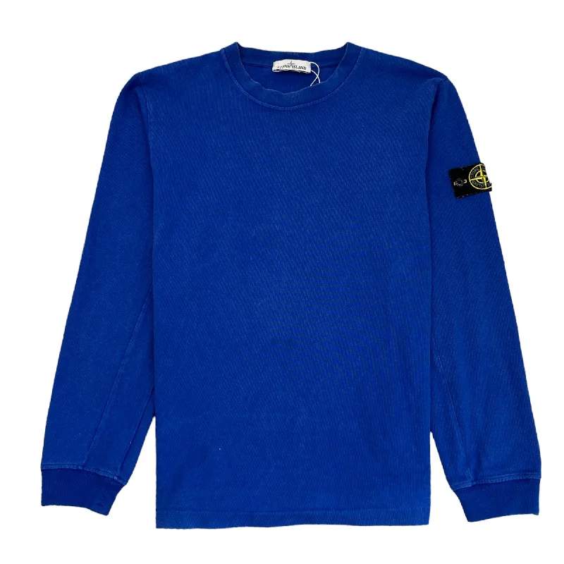 Take Action Men's Applique Logo Jumper Blue Size XL