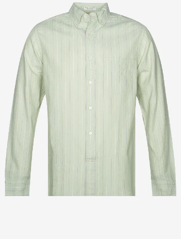 Regular Archive Oxford Stripe Shirt Milky Matcha