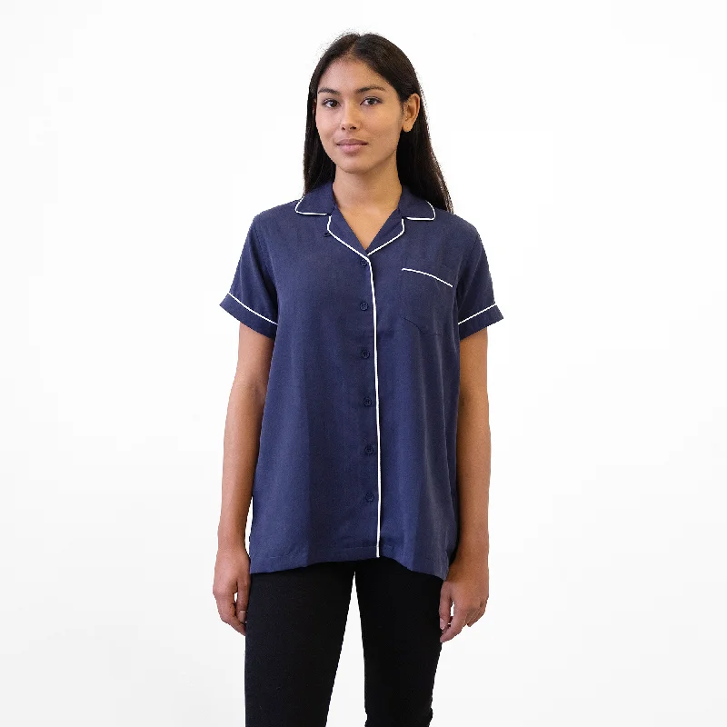 Stock Up Women's Tipped Camp Shirt