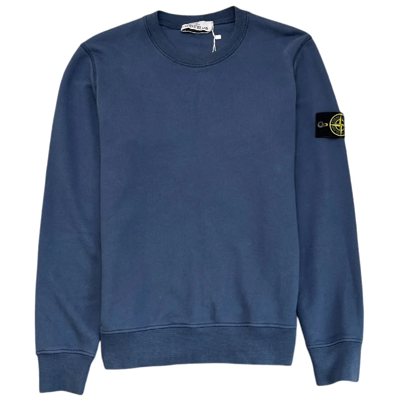 Weekend Savings Extravaganza Men's Applique Logo Jumper Blue Size S