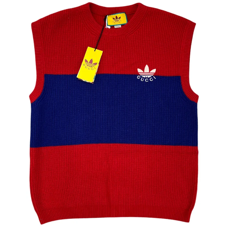Weekend Bargains to Savor Men's X Adidas Vest Jumper Red Size M