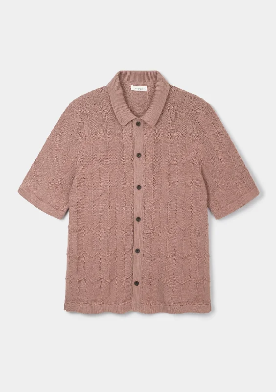 Weekend Specials to Savor Clay Chevron Knit Polo