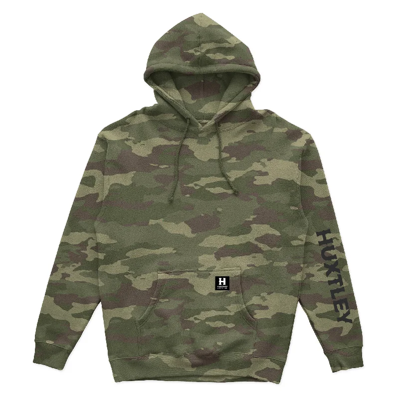 Weekend Specials to Enjoy HX-717 Heavyweight Hoodie Woodland Camo