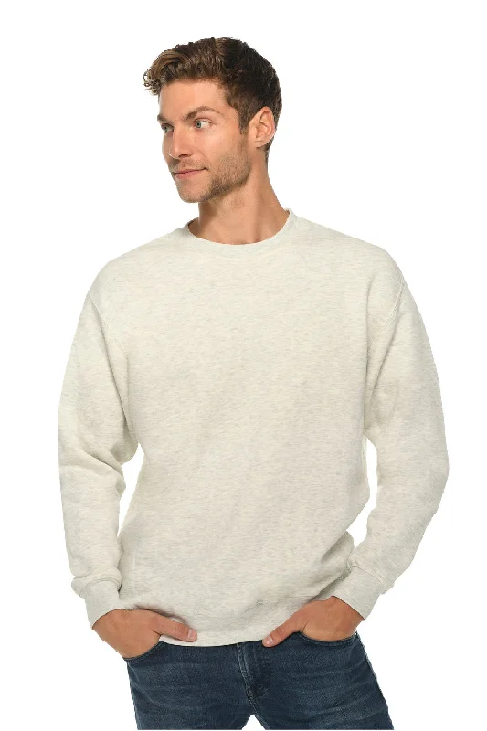 Weekend Price Cuts Galore Lane Seven Mens Premium Crewneck Sweatshirt - Heather Oatmeal Weekend Price Cuts Galore Lane Seven Mens Premium Crewneck Sweatshirt - Heather Oatmeal