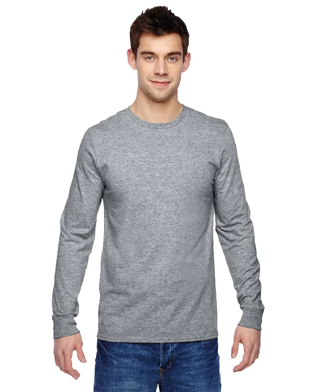 Weekend Bargains to Relish Fruit of the Loom 100% Sofspun Cotton Long Sleeve T-Shirt | Athletic Heather Weekend Bargains to Relish Fruit of the Loom 100% Sofspun Cotton Long Sleeve T-Shirt | Athletic Heather